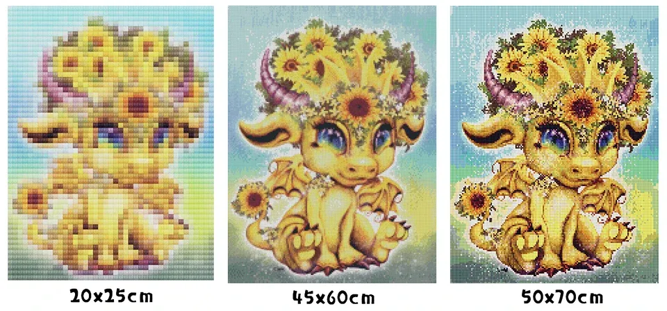 Peinture diamant 120 couleurs 40 à 120 cm