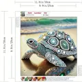 Peinture diamant 5D Alien Tortue 30x30 cm – 6