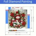 Peinture diamant 5D bonhomme de neige Noël 20 à 40 cm – 3