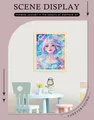 Peinture diamant 5D fille bulles colorées 40x50 cm – 5