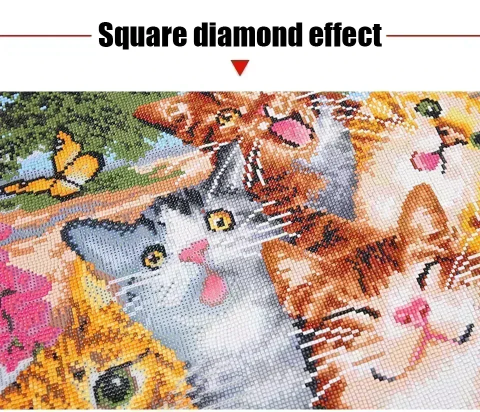 Peinture diamant 5D personnage de dessin animé 30 à 70 cm