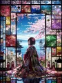 Peinture diamant 5D personnages japonais 20 à 70 cm – Couleur A10