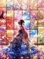 Peinture diamant 5D personnages japonais 20 à 70 cm – Couleur BLANC (A1)