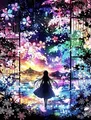 Peinture diamant 5D personnages japonais 20 à 70 cm – Couleur Jaune (A2)