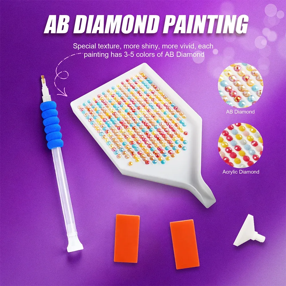 Peinture diamant AB personnalisée 20 à 50 cm