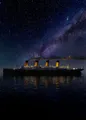 Peinture diamant affiche Titanic 20x25 à 50x70 cm – Couleur Violet (05)