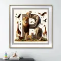 Peinture diamant alphabet animal 20 à 50 cm – 3