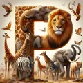 Peinture diamant alphabet animal 20 à 50 cm – Couleur 728