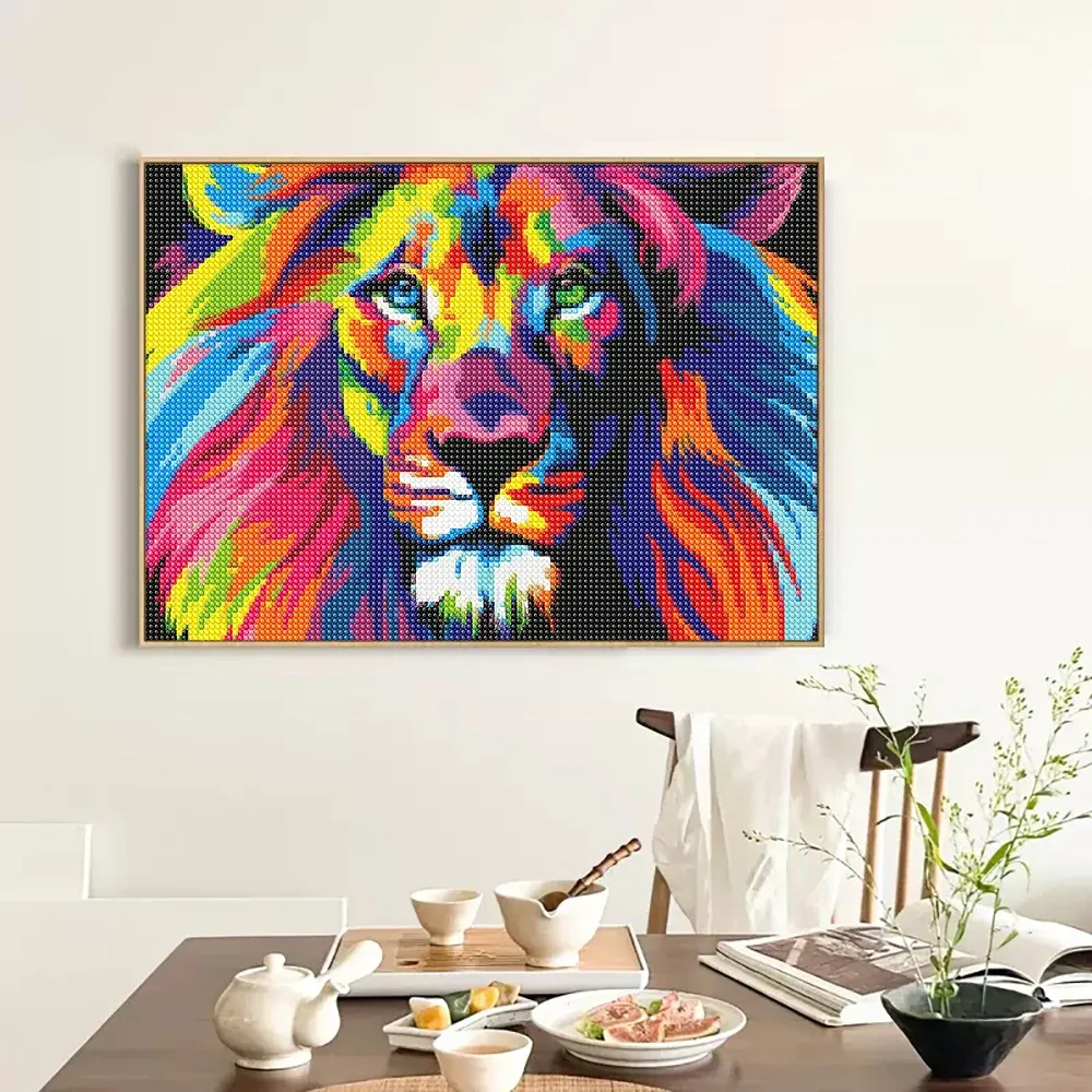 Peinture diamant animal 20x30 à 40x50 cm