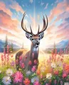 Peinture diamant animal 25x25 à 40x40 cm – Couleur DZDP59518