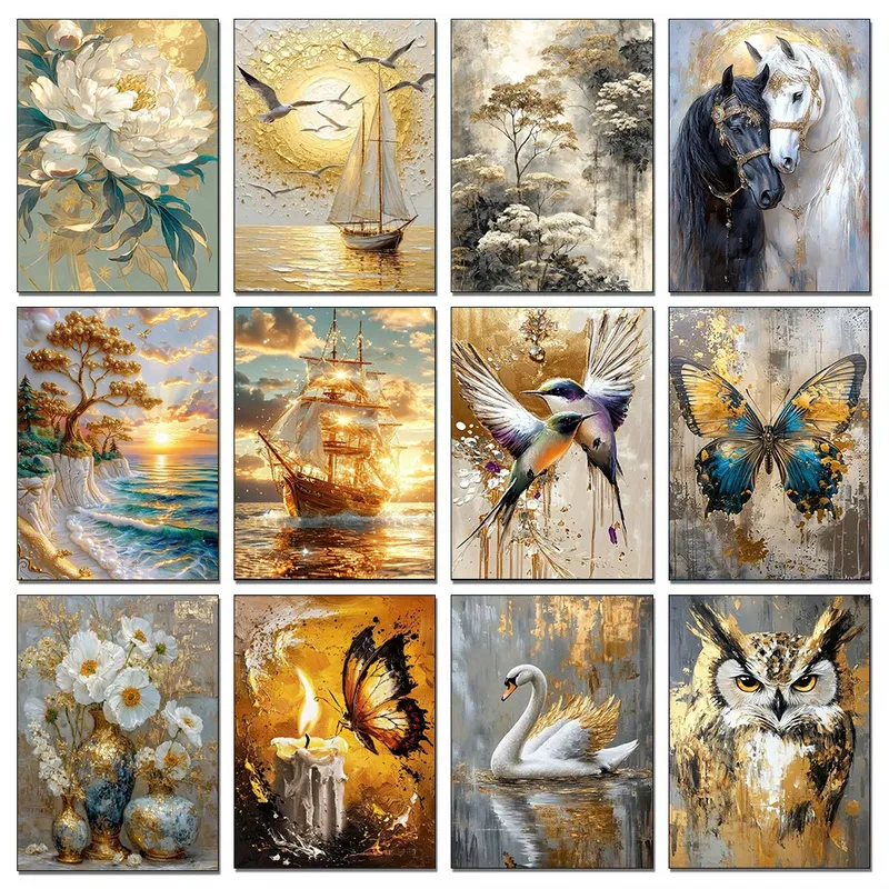 Peinture diamant animal 30x40 à 45x60 cm