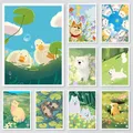Peinture diamant animaux 20 à 70 cm ronde ou carrée – 1