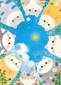 Peinture diamant animaux 20 à 70 cm ronde ou carrée – Couleur Transparent (15)