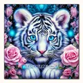 Peinture diamant animaux 30x30 cm chien chat tigre – Couleur VET1938