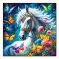Peinture diamant animaux 30x30 cm chien chat tigre – Couleur VET1945