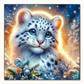 Peinture diamant animaux 30x30 cm chien chat tigre – Couleur VET1947