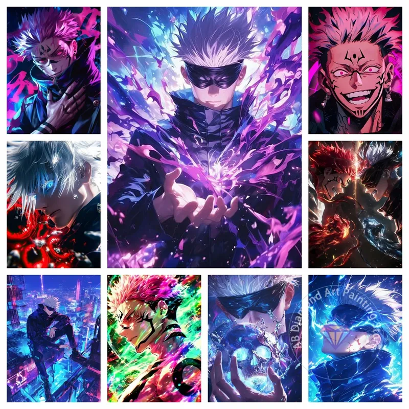 Peinture diamant anime 30x40 à 50x70 cm