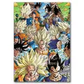 Peinture diamant anime Goku 30x40 à 50x70 cm – Couleur KEP-1031U