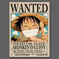 Peinture diamant anime Luffy 30x40 à 50x70 cm – Couleur KEP-1095U