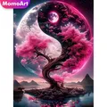 Peinture diamant arbre lune 20x30 à 50x70 cm – 1
