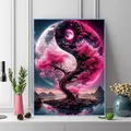 Peinture diamant arbre lune 20x30 à 50x70 cm – 3