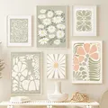 Peinture diamant art floral abstrait bohème – 1
