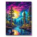 Peinture diamant aurore boréale 30 à 50 cm – 1
