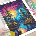Peinture diamant aurore boréale 30 à 50 cm – 2