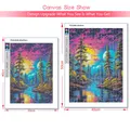 Peinture diamant aurore boréale 30 à 50 cm – 4