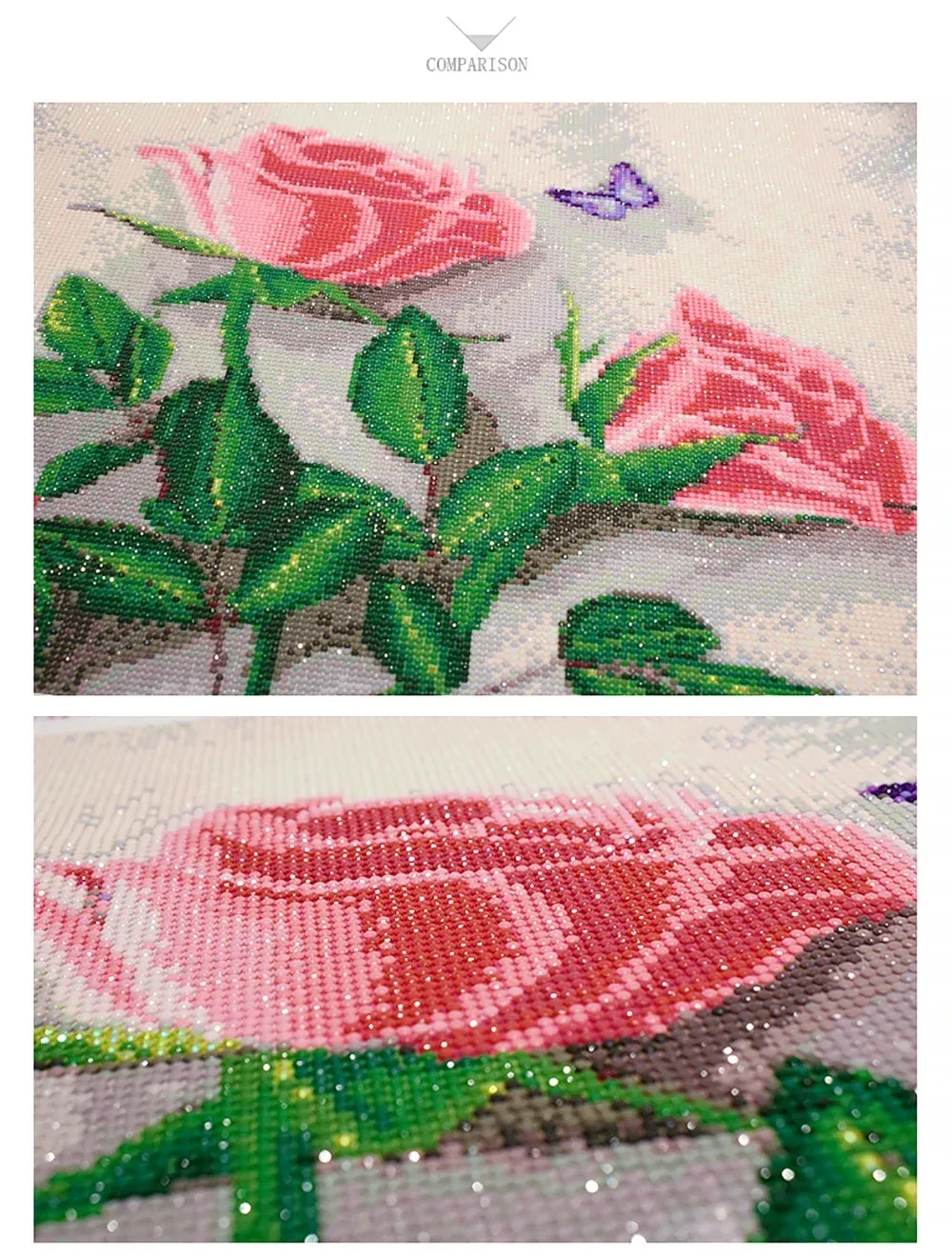 Peinture diamant aurore boréale 30 à 50 cm