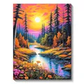 Peinture diamant aurore boréale 30 à 50 cm – Couleur FDX3641