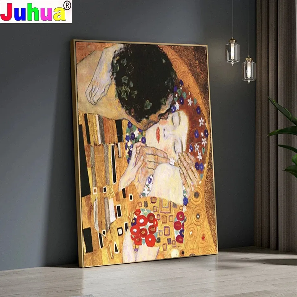 Peinture diamant baiser abstrait 20x30 à 50x70 cm