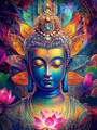 Peinture diamant Bouddha 20 à 70 cm – Couleur 2425