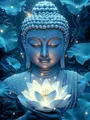 Peinture diamant Bouddha 20 à 70 cm – Couleur 6046