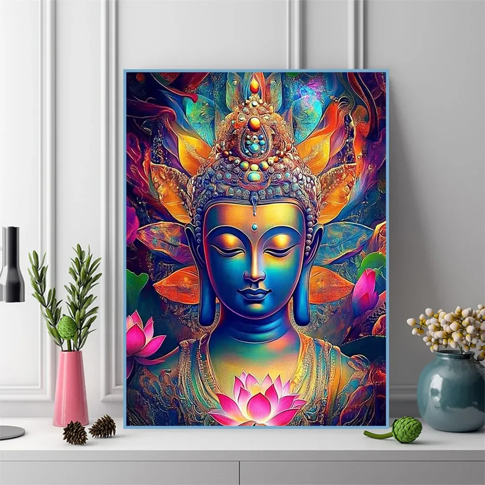 Peinture diamant Bouddha 20 à 70 cm