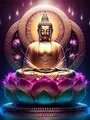 Peinture diamant Bouddha 30 à 70 cm – Couleur ZXX350-01