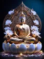 Peinture diamant Bouddha 30 à 70 cm – Couleur ZXX350-02