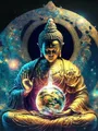 Peinture diamant Bouddha 30 à 70 cm – Couleur ZXX350-10