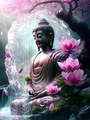 Peinture diamant Bouddha 30 à 70 cm – Couleur ZXX350-14
