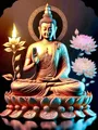 Peinture diamant Bouddha 30 à 70 cm – Couleur ZXX350-20