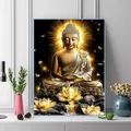 Peinture diamant Bouddha lotus 20 à 70 cm – 3