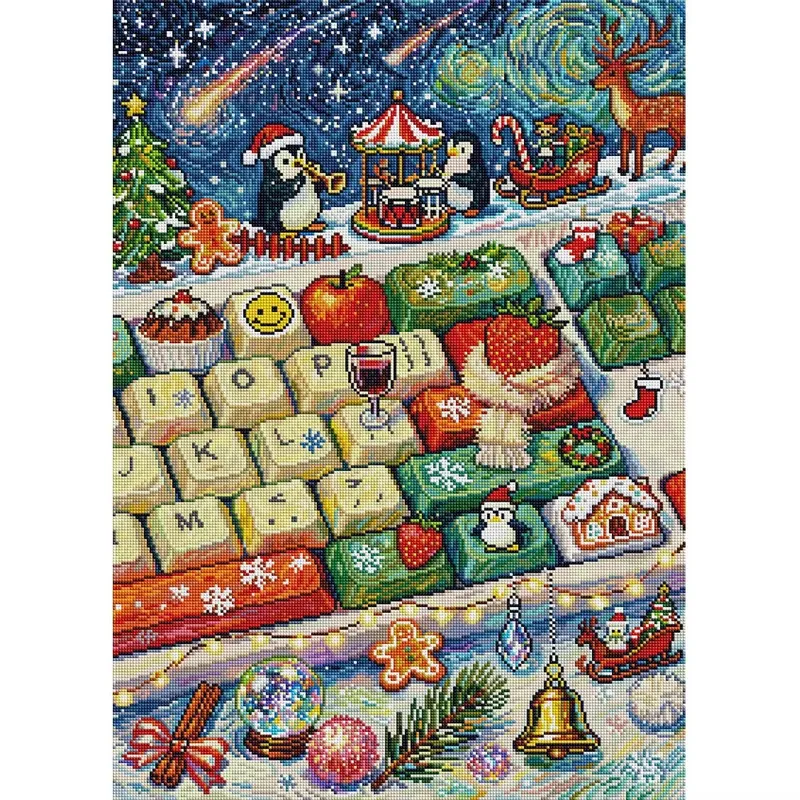 Peinture diamant chant de Noël 20 à 70 cm