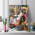 Peinture diamant chat 20x30 à 50x70 cm – 3