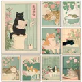 Peinture diamant chat baignoire 20x30 à 40x50 cm – 1