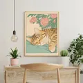 Peinture diamant chat baignoire 20x30 à 40x50 cm – 2