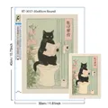 Peinture diamant chat baignoire 20x30 à 40x50 cm – 4