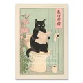 Peinture diamant chat baignoire 20x30 à 40x50 cm – Couleur BLANC (RT-3037)
