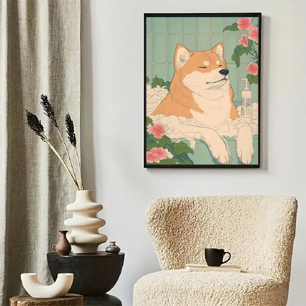Peinture diamant chat baignoire 20x30 à 40x50 cm