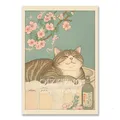 Peinture diamant chat baignoire 20x30 à 40x50 cm – Couleur Gris clair (RT-3042)