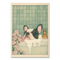 Peinture diamant chat baignoire 20x30 à 40x50 cm – Couleur Jaune (RT-3038)